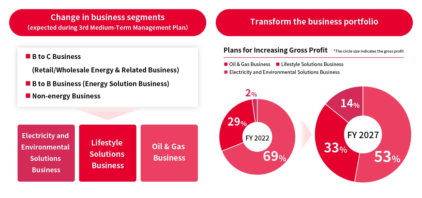 Transforming the business portfolio